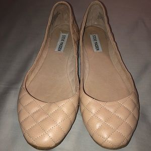 Steve Madden Blush Quilted Flats
